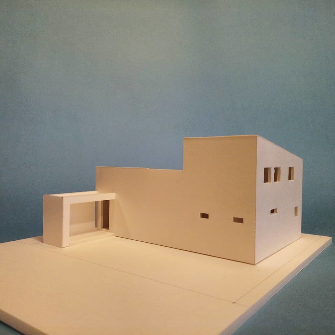 「加古川の家」最終案　模型_f0230666_13573071.jpg