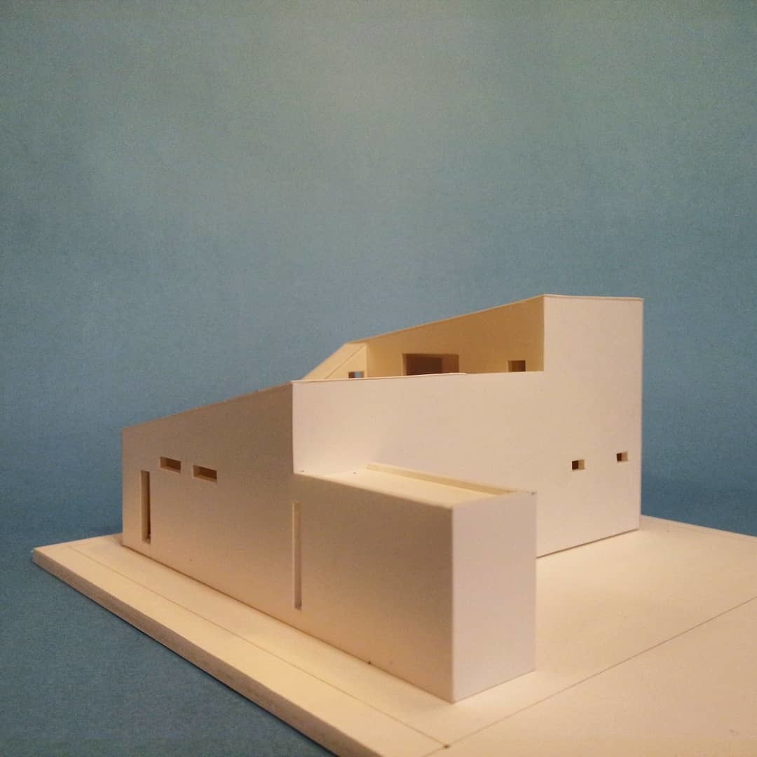 「加古川の家」最終案　模型_f0230666_13573077.jpg