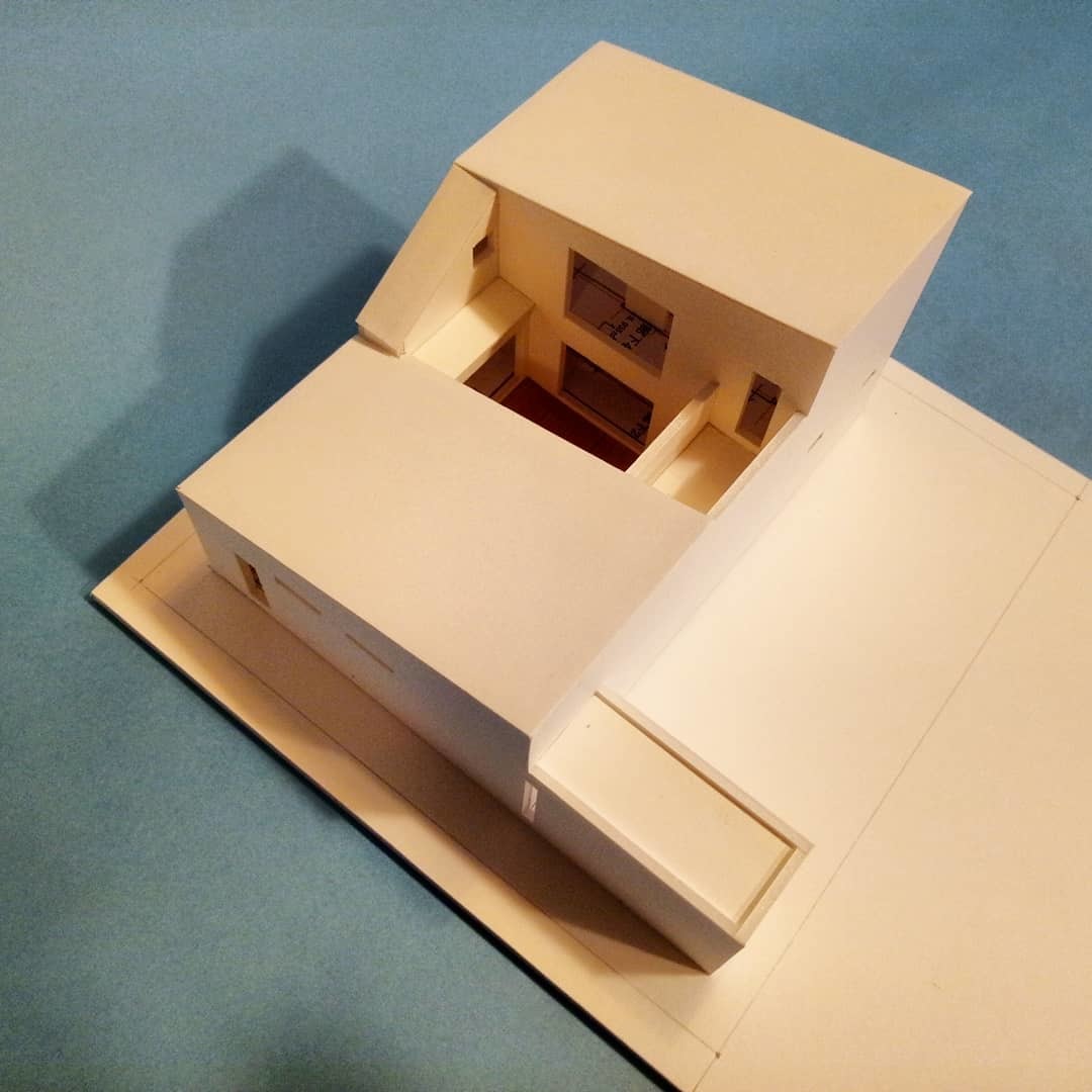 「加古川の家」最終案　模型_f0230666_13573092.jpg