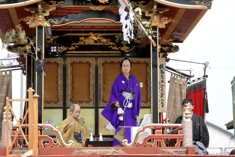 垂井曳山まつり　2019　その4　東町『仮名手本忠臣蔵七段目　祗園一力茶屋の場』前篇_c0196076_20235370.jpg