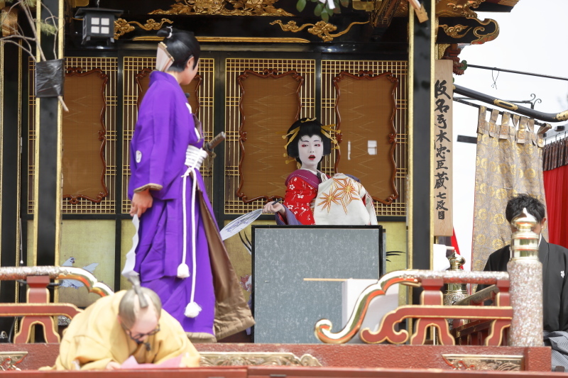 垂井曳山まつり　2019　その4　東町『仮名手本忠臣蔵七段目　祗園一力茶屋の場』前篇_c0196076_20245209.jpg