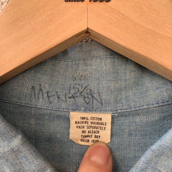 Vintage Chambray Shirt_c0146178_19312974.jpg