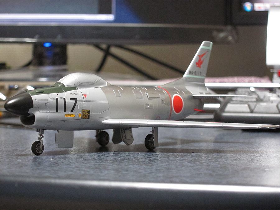 ハセガワ 1/72 F-86D セイバードッグ 航空自衛隊 (16)_c0065927_20574431.jpg