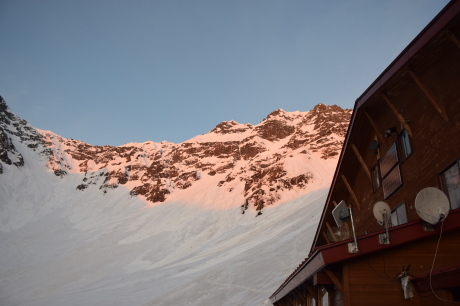 2019年5月5日Morgenrotに輝く雪の穂高を堪能する_c0242406_15195464.jpg