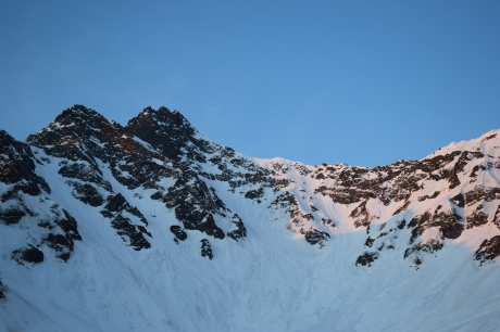 2019年5月5日Morgenrotに輝く雪の穂高を堪能する_c0242406_15211581.jpg