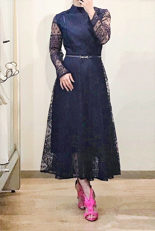 結婚式に ネイビー レースワンピース 下北沢 きれいめ 大人のセレクトショップ マルアールのブログ 結婚式に ネイビー レースワンピース 下北沢 きれいめ 大人のセレクトショップ マルアールのブログ