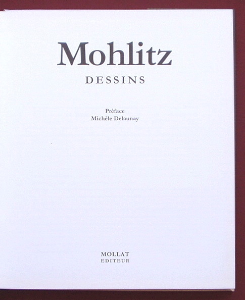 フィリップ・モーリッツの素描集「Mohlitz dessins」(1994 フィリップ・モーリッツの素描集「Mohlitz dessins」(1994