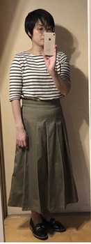 西荻散歩とｍｐｌフロント５プリーツスカート_c0227932_09445054.jpg