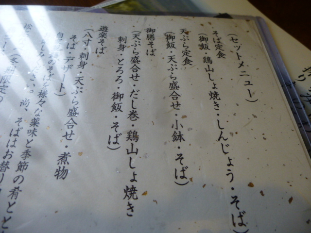 松庵 （しょうあん） どこかかわったかも_d0106134_23123565.jpg