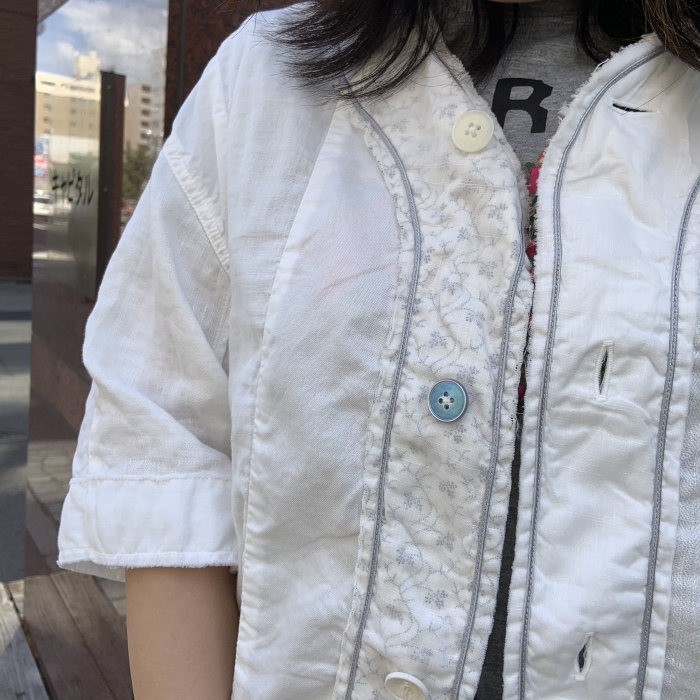 KAPITAL キャピタル IDG リネン バンブーボタンシャツ