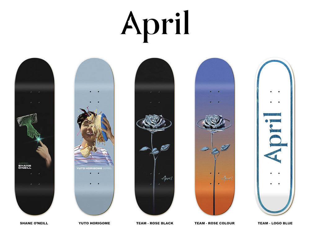 遂にベールを脱いだ！April skateboards 5/25(土) 12時より発売開始