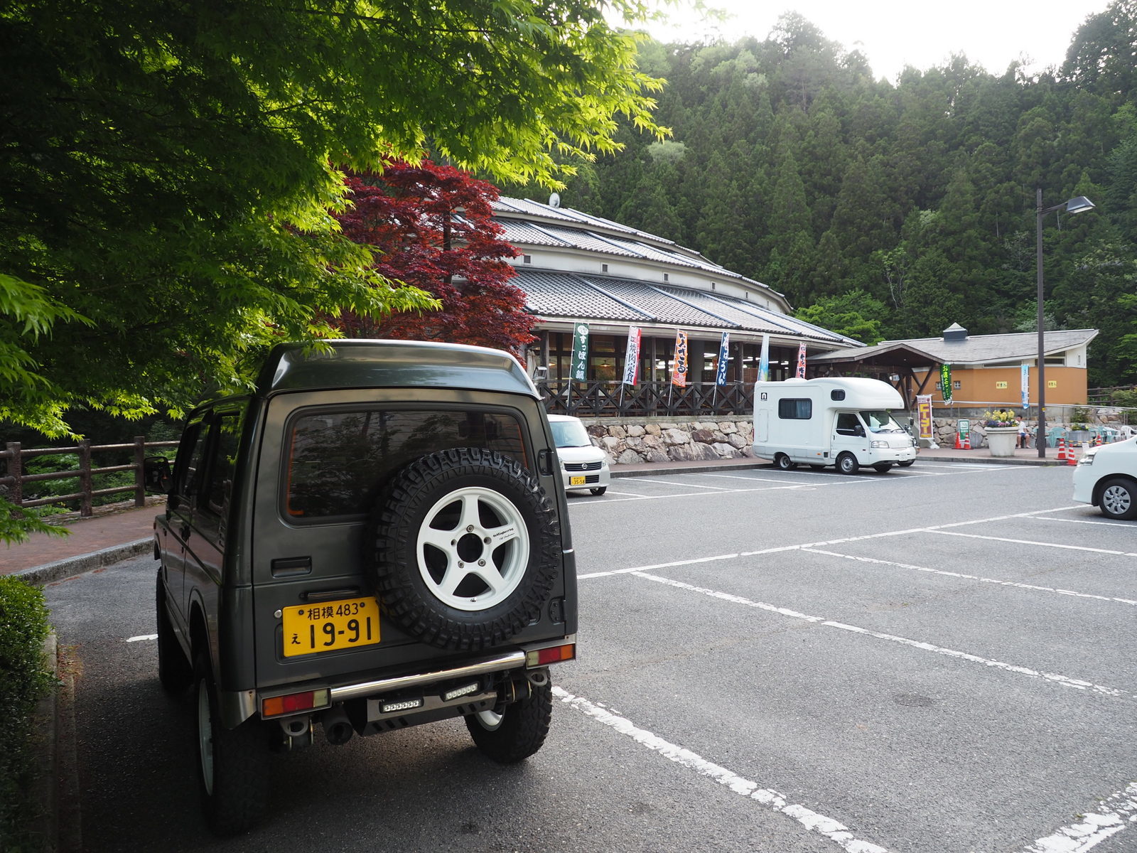 19 05 10 道の駅スパ羅漢で車中泊 西日本酷道の旅6日目 ジムニーとハイゼット ピカソ カプチーノ とスカルペル で旅に出よう 19 05 10 道の駅スパ羅漢で車中泊 西日本酷道の旅6日目 ジムニーとハイゼット ピカソ カプチーノ とスカルペル で旅に出よう