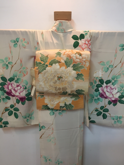 6/1より！目黒不動前なおんど「空フル」薔薇着物×牡丹刺繍帯♪販売商品5_c0321302_21535758.jpg