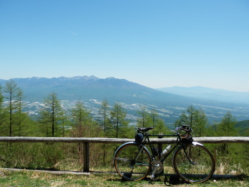 入笠山 町道高嶺線 後山 有賀峠 28t 26t 自転車ツーリング日記