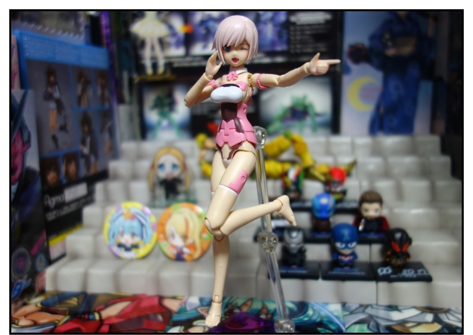 【漫画で雑記】初めてのフレームアームズ・ガールを素組み!! (レティシア)_f0205396_19272605.jpg