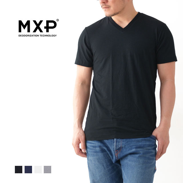 MXP [エムエックスピー] M\'s SHORT SLEEVE V-NECK [MX16102] ファインドライ ショートスリーブVネック インナー・消臭効果・(メンズ)　MEN\'S_f0051306_16593704.jpg
