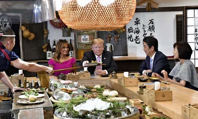 トランプ大統領と炉端焼きって?!　お店チョイスの不思議感_f0073848_01563835.jpg