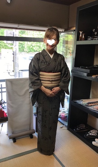平成最後のお客様・ワンコの八寸帯とそっくりのももちゃん。_f0181251_18092115.jpg