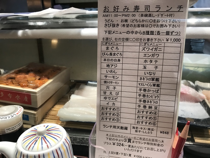 今日は寿司ランチ_c0212604_12482050.jpg