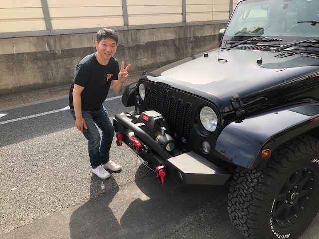 5月28日　ラングラーJKにウインチ取付_d0001708_16265128.jpg