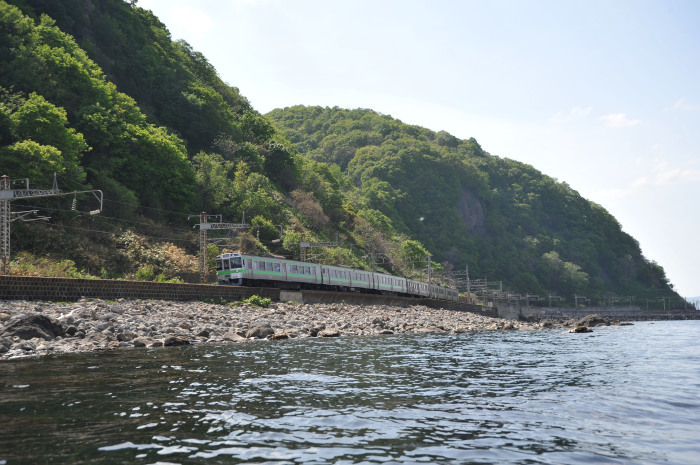 朝里から張碓へ　張碓駅跡に恵比須岩など_d0174510_22321111.jpg