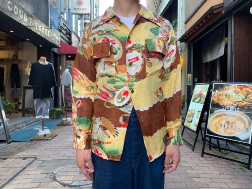ノダです！1950's 和柄の長袖アロハシャツ紹介します。 : BAYSON