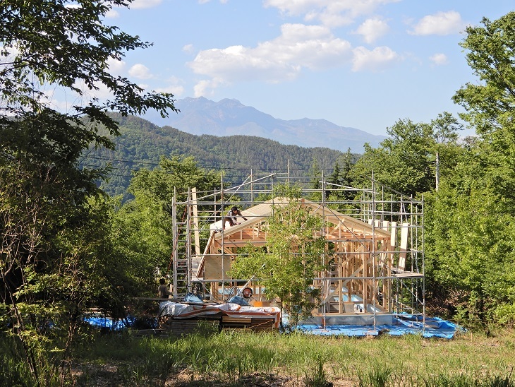 武川町F山さん邸の現場より 10_a0211886_16515935.jpg