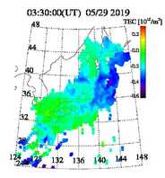 HAARPモニター観察：５月下旬の３００nTの地震電磁波到来！２_a0348309_19584074.jpg