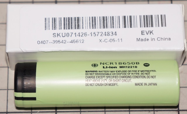 バンジーに4/18に注文したリチウム電池が今日届いた。ヾ(*｀Д´*)ノ_e0109011_20484717.jpg