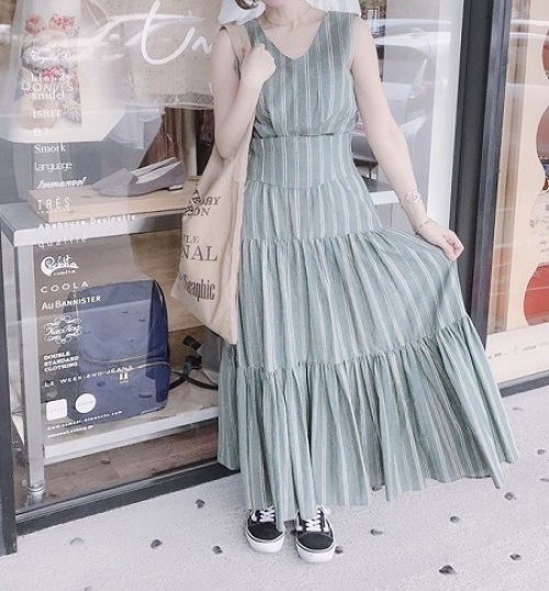 Lily Brown リリーブラウン ギャザーティアードロングスカート Dimanche News Blog インスタ Live は 水曜日 土曜日 夜7時スタート