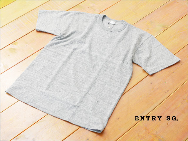 ENTRY SG [エントリーセスジー] EXCELLENT WEAVE [T161CB] エクセレントウィーブ・吊り編み機Tシャツ　とても着心地の良いTシャツ  [MEN\'S]_f0051306_16572512.jpg