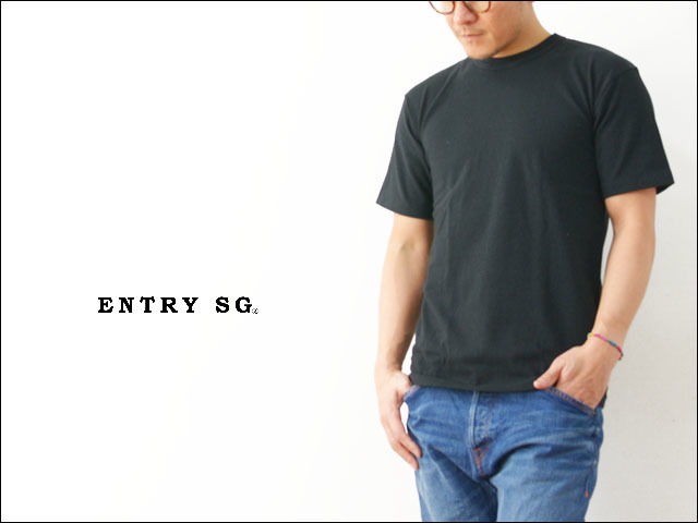 ENTRY SG [エントリーセスジー] EXCELLENT WEAVE [T161CB] エクセレントウィーブ・吊り編み機Tシャツ　とても着心地の良いTシャツ  [MEN\'S]_f0051306_16572579.jpg