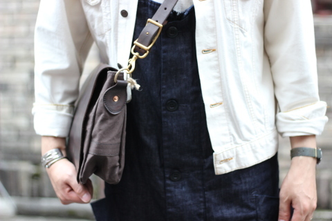 「VASCO」経年変化も楽しめる \"CANVAS×LEATHER MAIL BAG\" ご紹介_f0191324_07393572.jpg