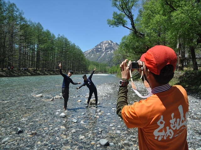 徳澤キャンプ ②河童橋_e0271890_18284620.jpg