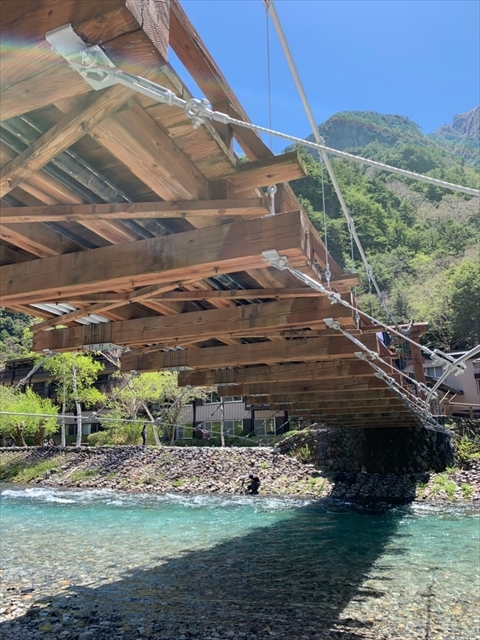 徳澤キャンプ ②河童橋_e0271890_18474794.jpg