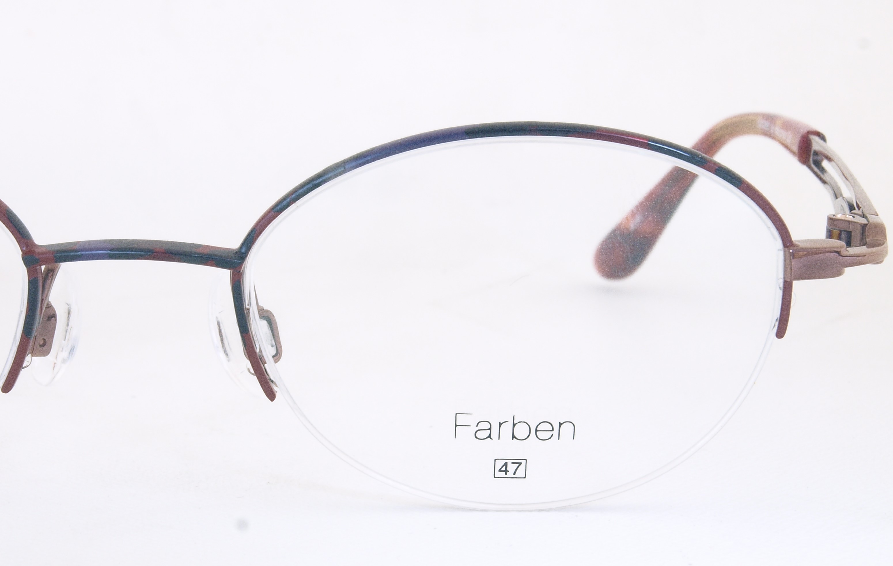 美品 Farben(ファルベン)メガネF7001 004G - サングラス/メガネ
