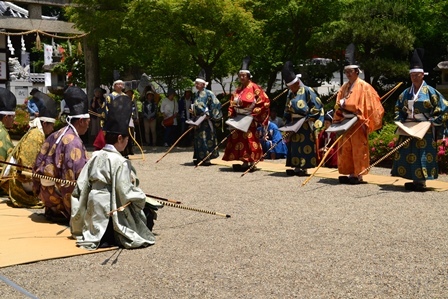 壺井八幡宮　奉納神事　三々九手挟式_d0163073_10494274.jpg