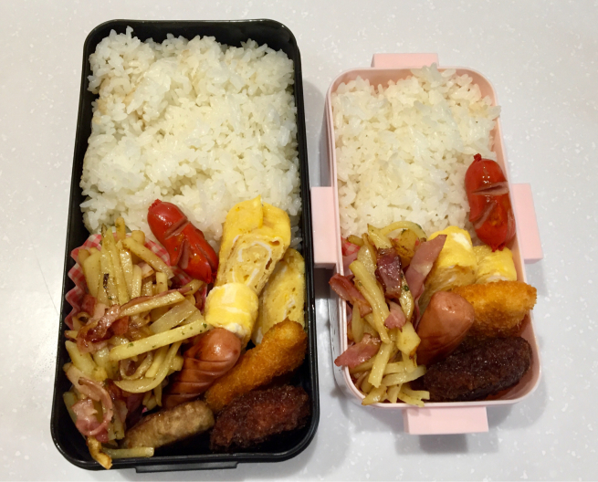 緑の無いお弁当…(;-_-) =3_f0183846_08573352.jpg