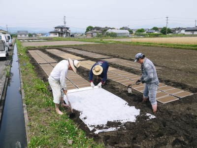 平成30年度の七城町『砂田のれんげ米』完売御礼!令和元年の米作り本格スタート!種まきと苗床作り(前編)_a0254656_16331851.jpg
