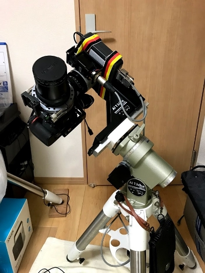 何度も改修をしたフォーク赤道儀が出来上がった。_c0061727_07042978.jpg