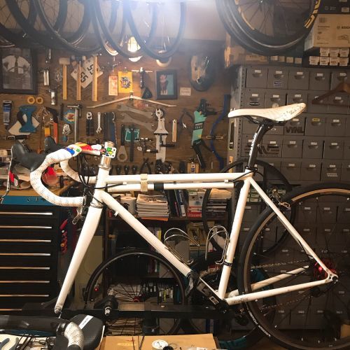 伝説のハンドルが装備された自転車をオーバーホールさせて