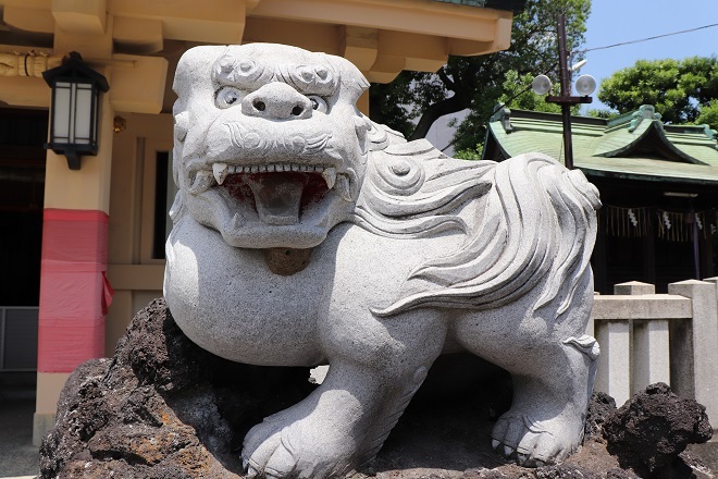 狛犬-志茂熊野神社_d0183387_22303503.jpg