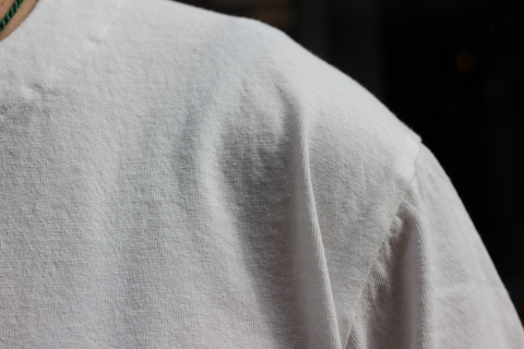 「Jackman」変則Tシャツ \"Henleyneck T-shirt\" ご紹介_f0191324_07284062.jpg