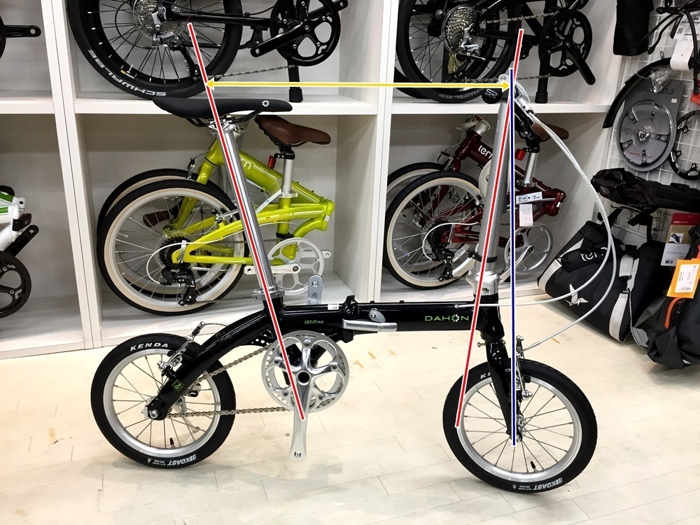 DAHON Dove Plus ハンドルポスト交換です。 : カルマックス