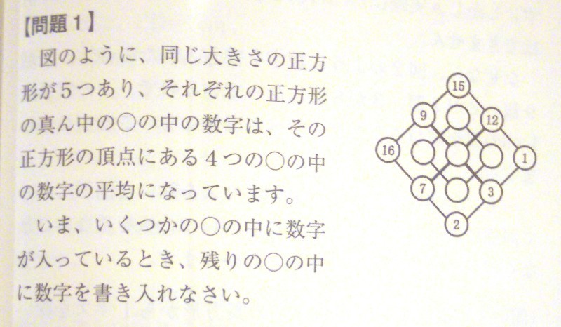 算数オリンピック 79 4つの数字の平均 齊藤数学教室 算数 算数オリンピック 79 4つの数字の平均 齊藤数学教室 算数