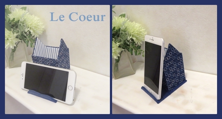 自宅レッスン HOUSE型眼鏡&スマホスタンド バニティ型お道具箱 ボンボニエール _f0305451_22463456.jpg