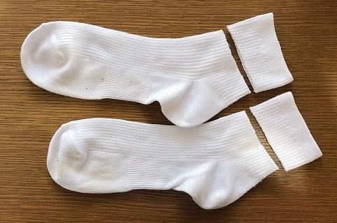 靴下をカットしなければならなかった訳 てくてく 靴下をカットしなければならなかった訳 てくてく