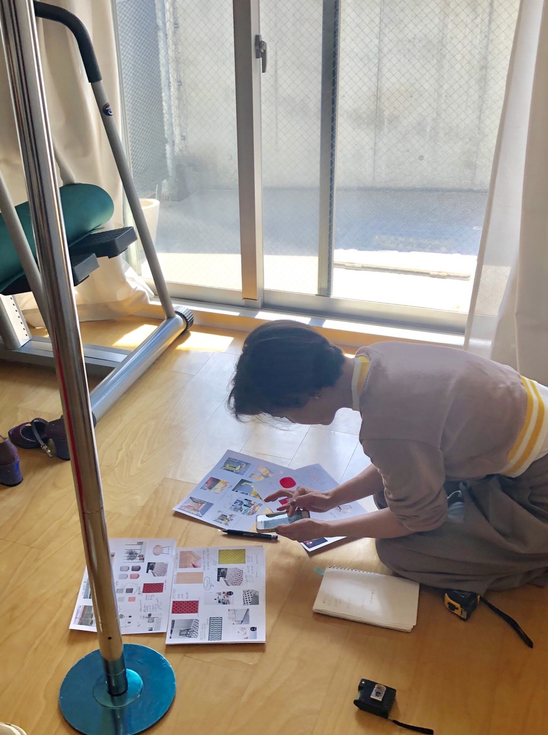 ”フィッティングルームを癒しの空間に” 女性専用ジムオリーブ様 神戸市中央区_f0375763_00074497.jpg