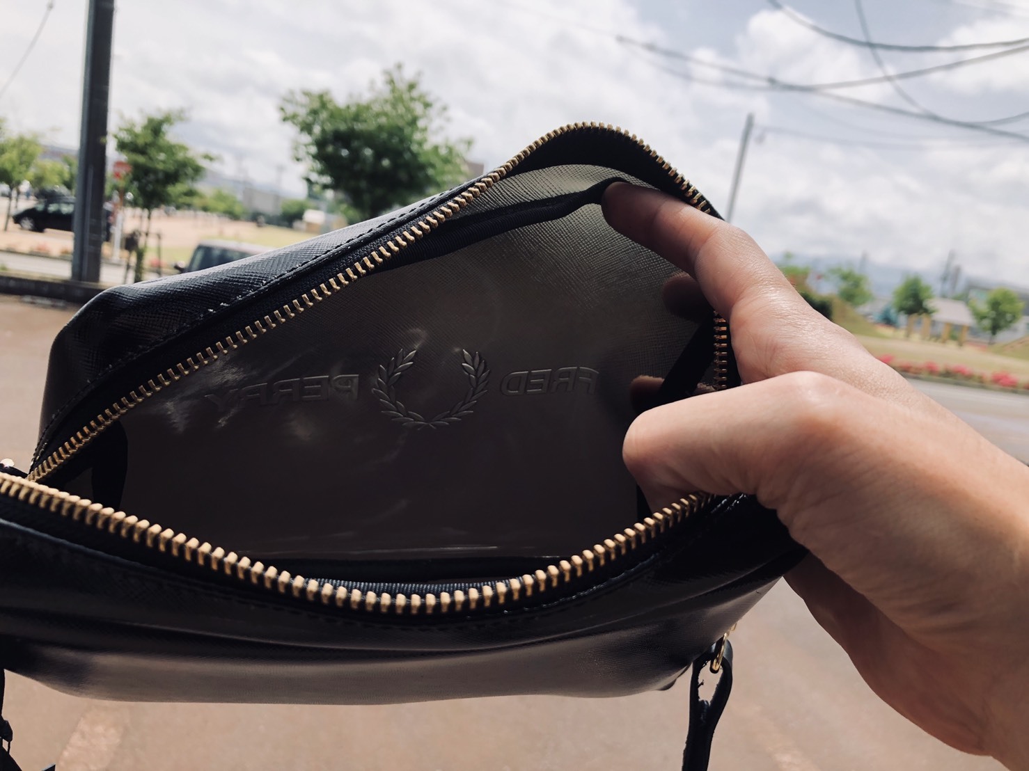 【美品！】FRED PERRY 　ショルダーバッグ　PVC □PVC Shoulder Bag/FRED-PERRY : Import Select Shop NoseLow