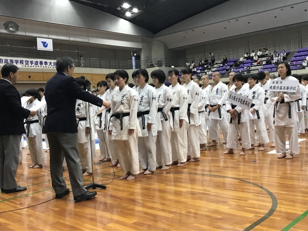 速報 女子団体組手で3連覇!! インターハイ大阪府予選_e0238098_21183522.jpeg
